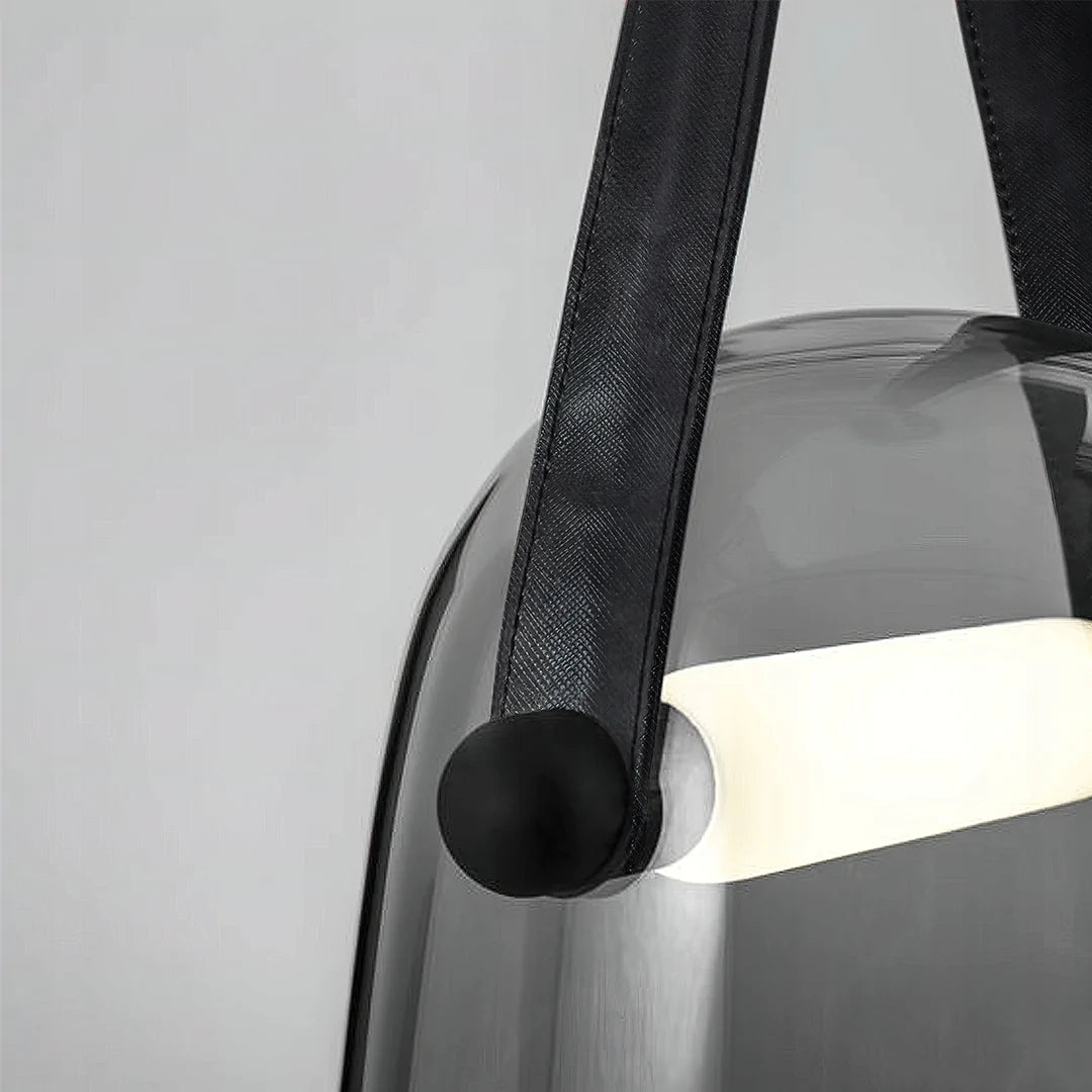 Modern pendant lighting in smoky color | decorative Hanging light