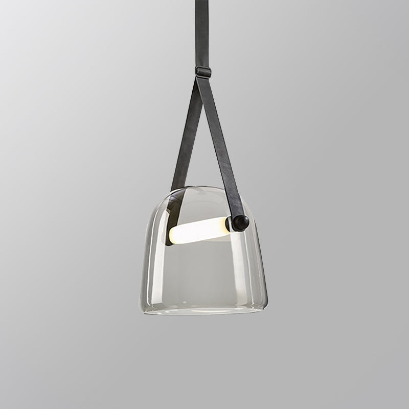 Modern pendant lighting in smoky color | decorative Hanging light