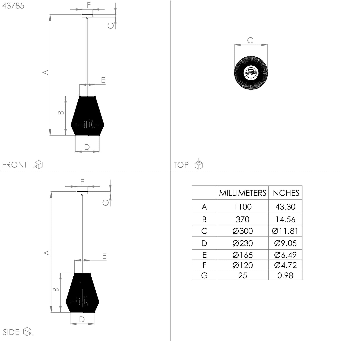 ALDERNEY Indoor Pendant Light