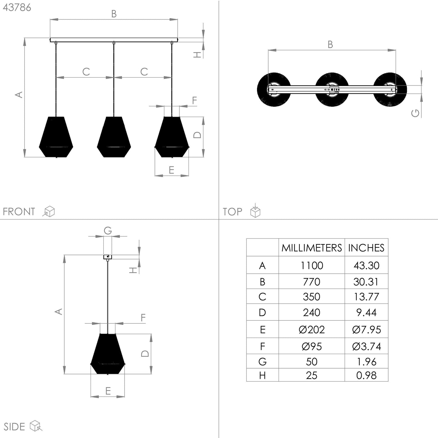 ALDERNEY Indoor Pendant Light
