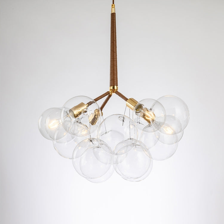Lighting hanging balls brown and amber glass | decorative Hanging light