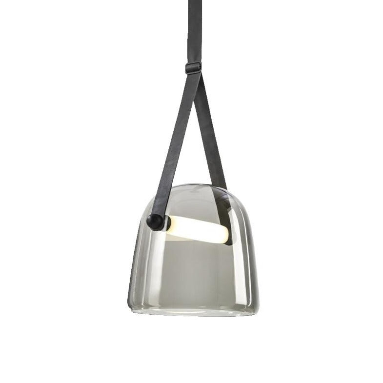 Modern pendant lighting in smoky color | decorative Hanging light