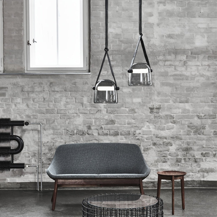 Modern pendant lighting in smoky color | decorative Hanging light