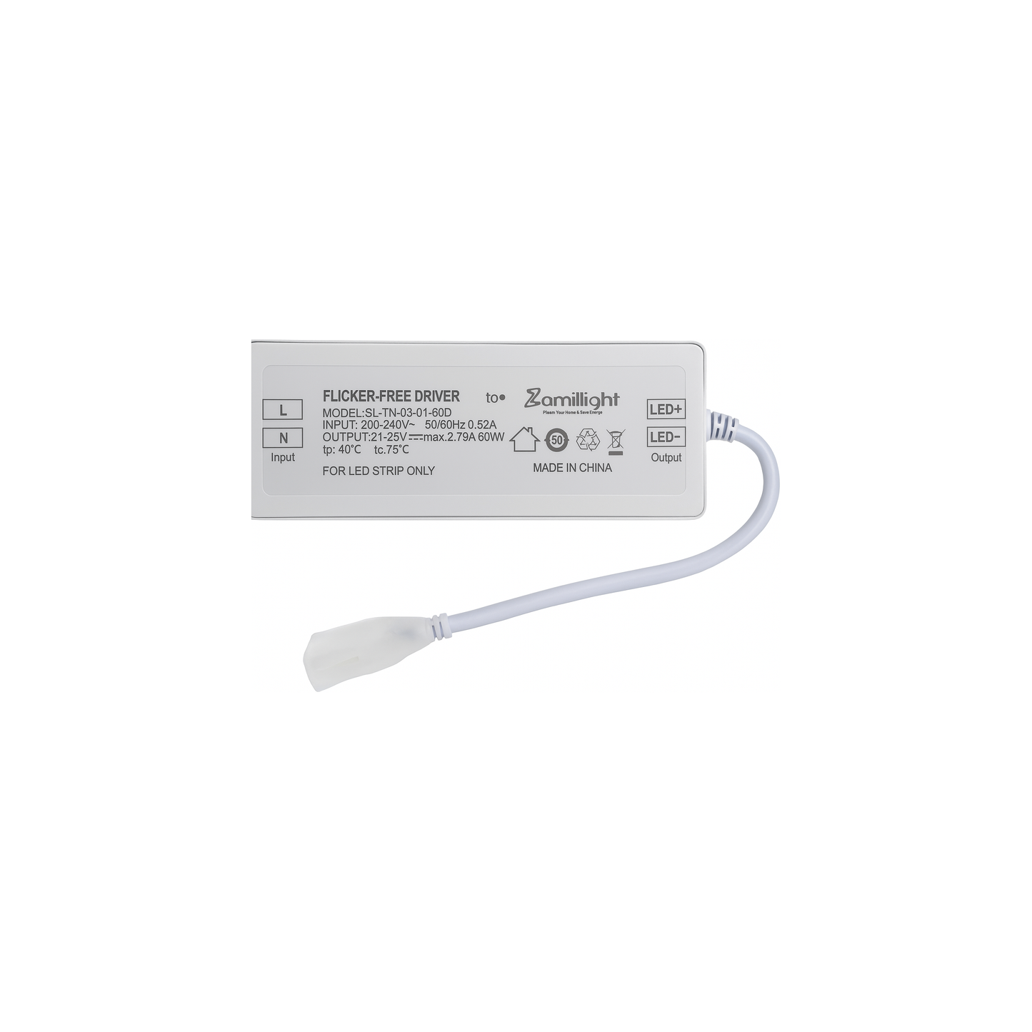 محول شريط إنارة بدون تذبذب | Flicker-Free Strip Light Driver