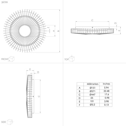 إنارة ديكورية | BADALEOS Indoor Ceiling Light
