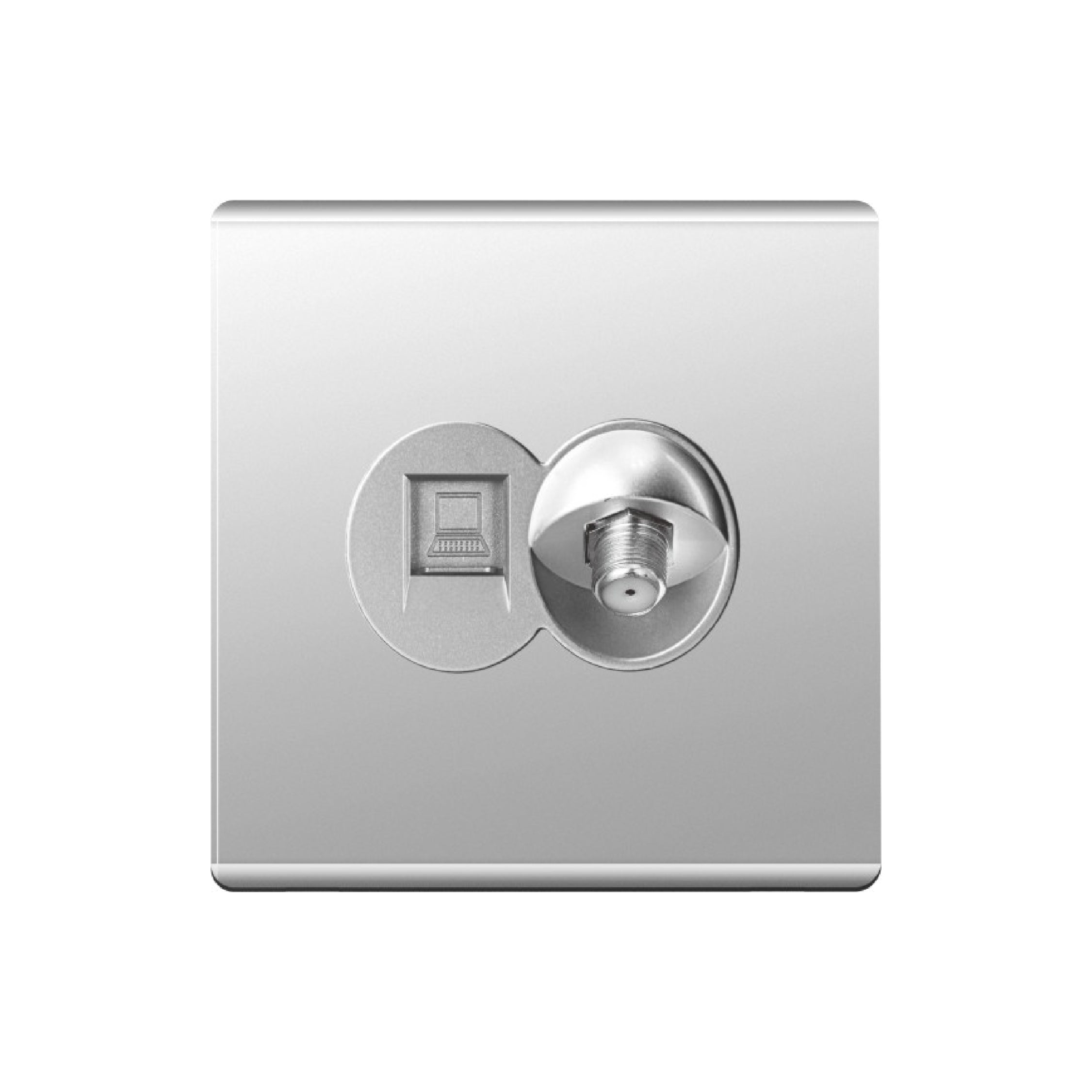 فيش دش (مع موصل) مع فيش كمبيوتر