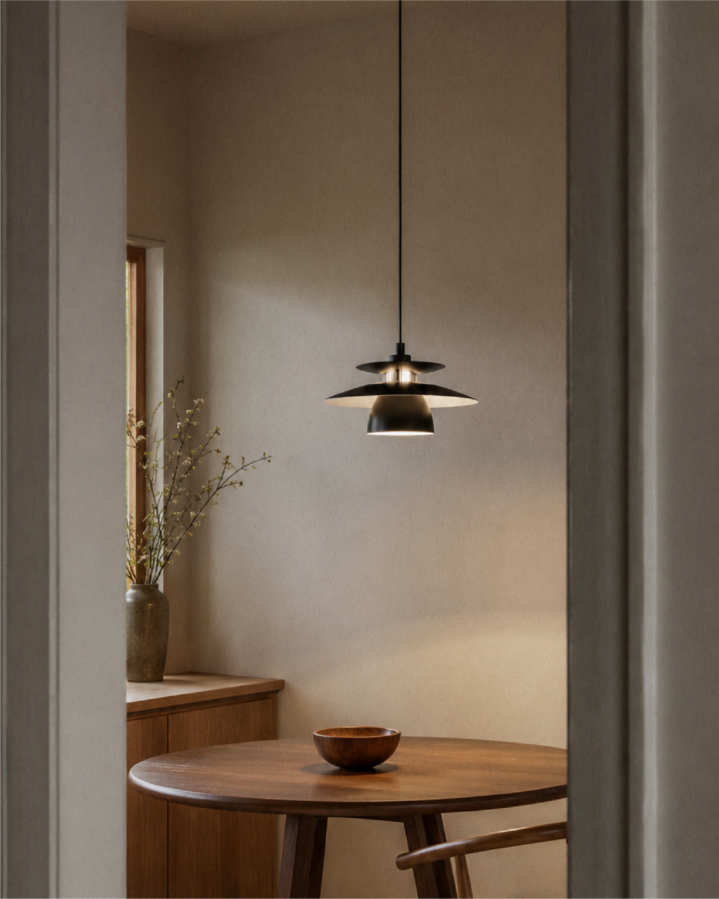 Decorative Lighting Black and Satin Nickel | BRENDA