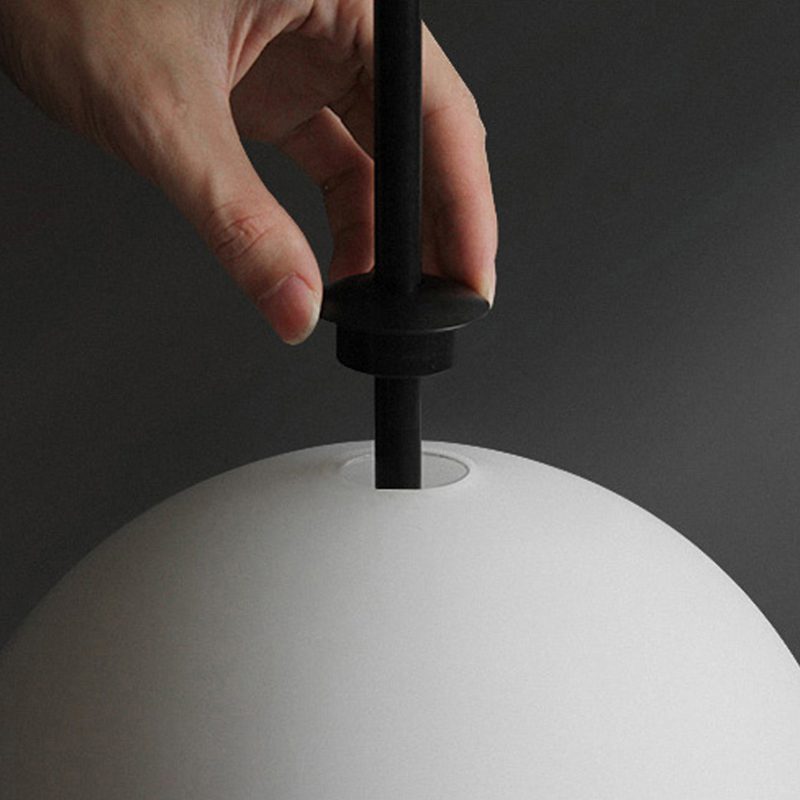 Graduated spherical pendant lighting