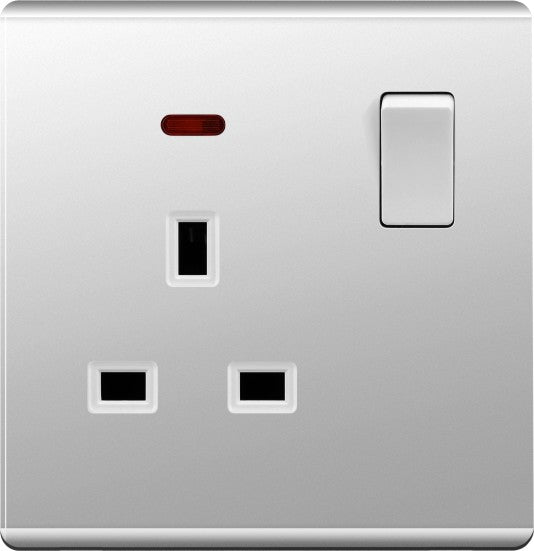 فيش ثلاثي 13 أمبير مع لمبة مع مفتاح صغير