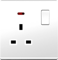13 Amp Switched Socket with Neon