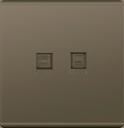 فيش كمبيوتر مع فيش تلفون