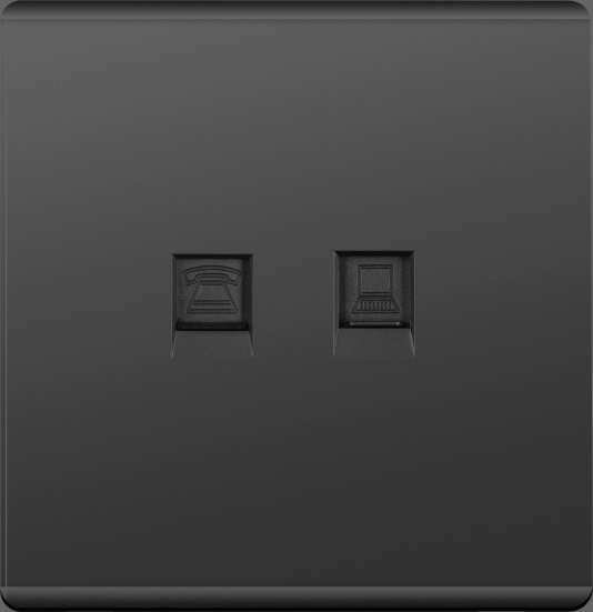 فيش كمبيوتر مع فيش تلفون