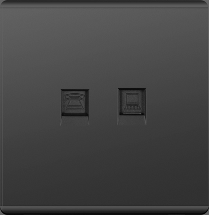 فيش كمبيوتر مع فيش تلفون