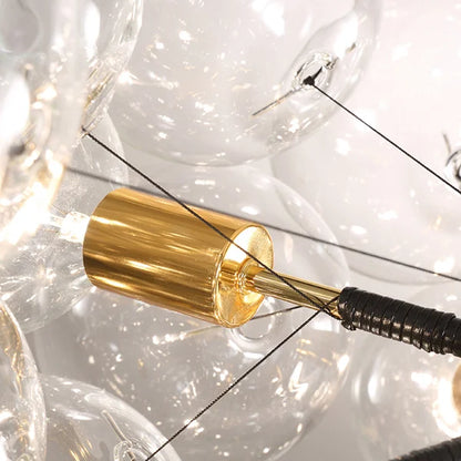 إنارة تعليق بكرات زجاجية