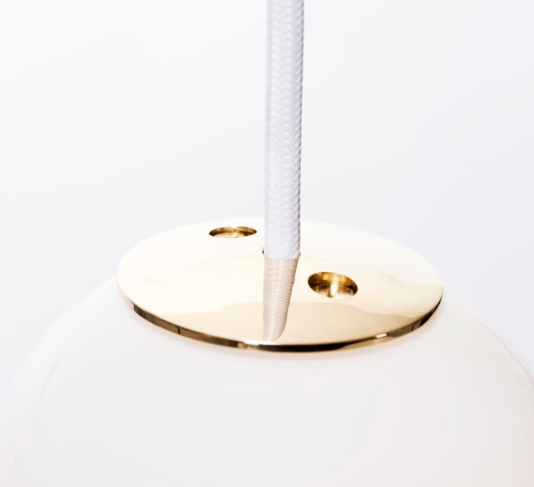 إنارة تعليق زجاجية بكرات بترتيب عمودية