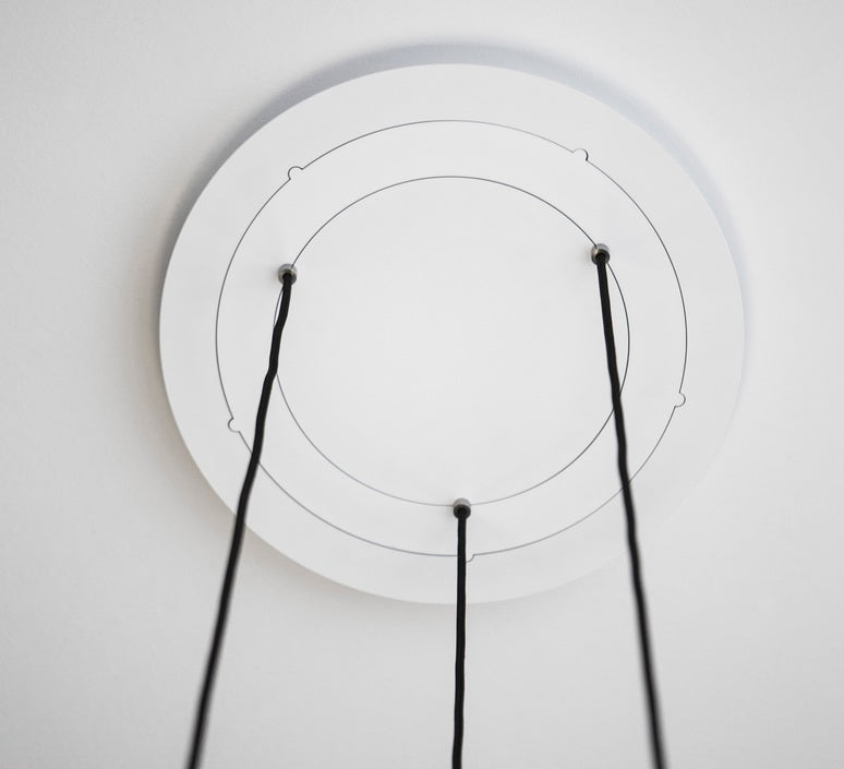 إنارة تعليق زجاجية بكرات بترتيب عمودية