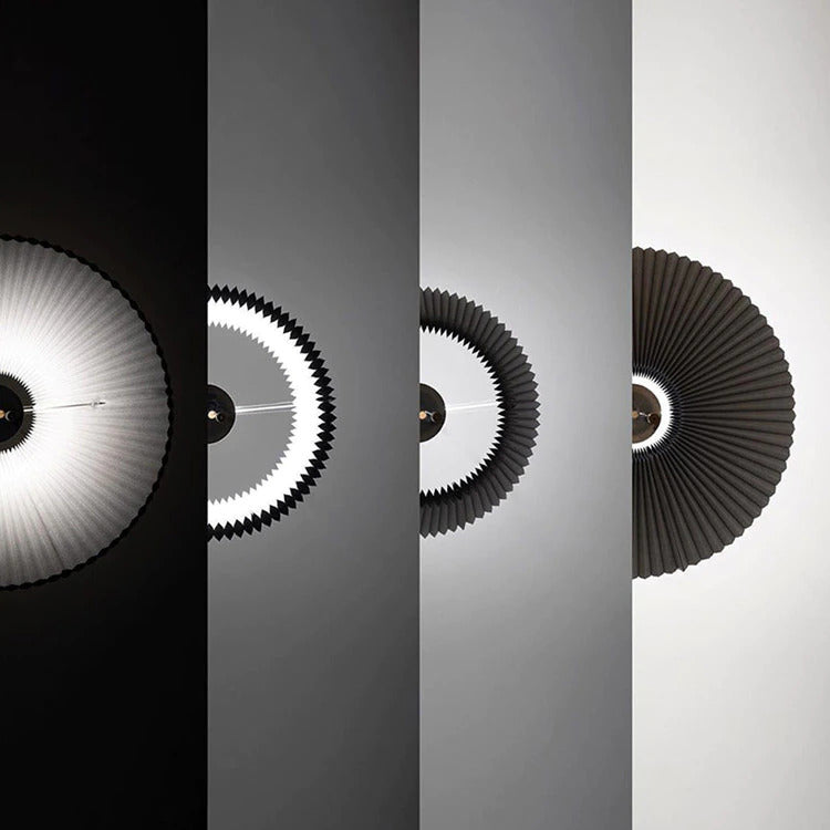 إنارة تعليق قماش زرقاء