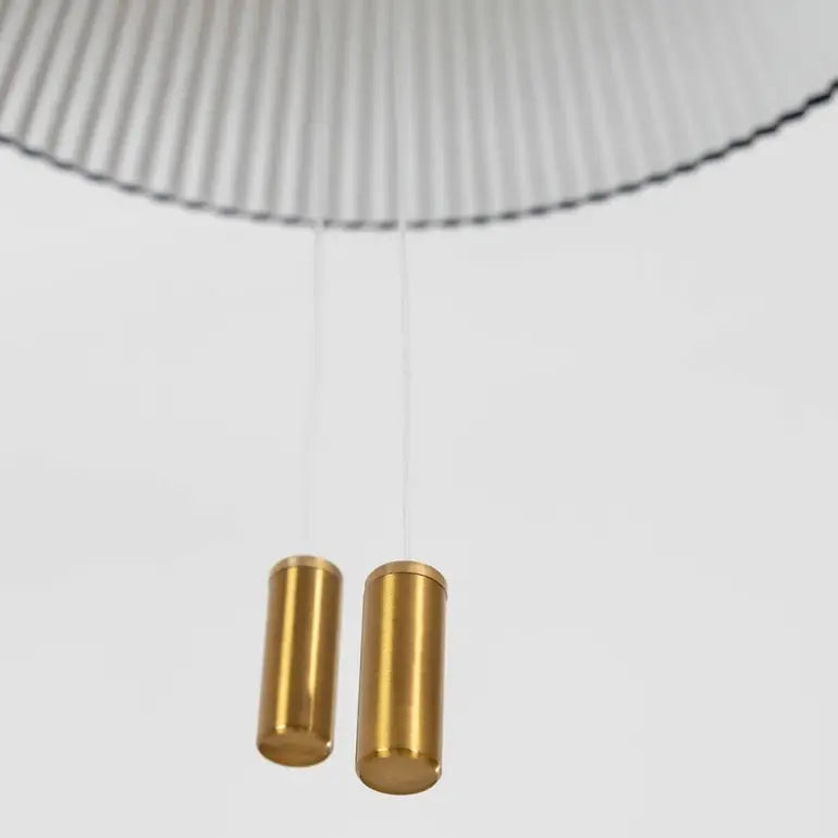 إنارة تعليق قماش زرقاء