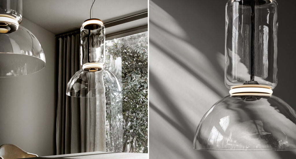 إنارة أنبوبية زجاجية بقبة سفلية