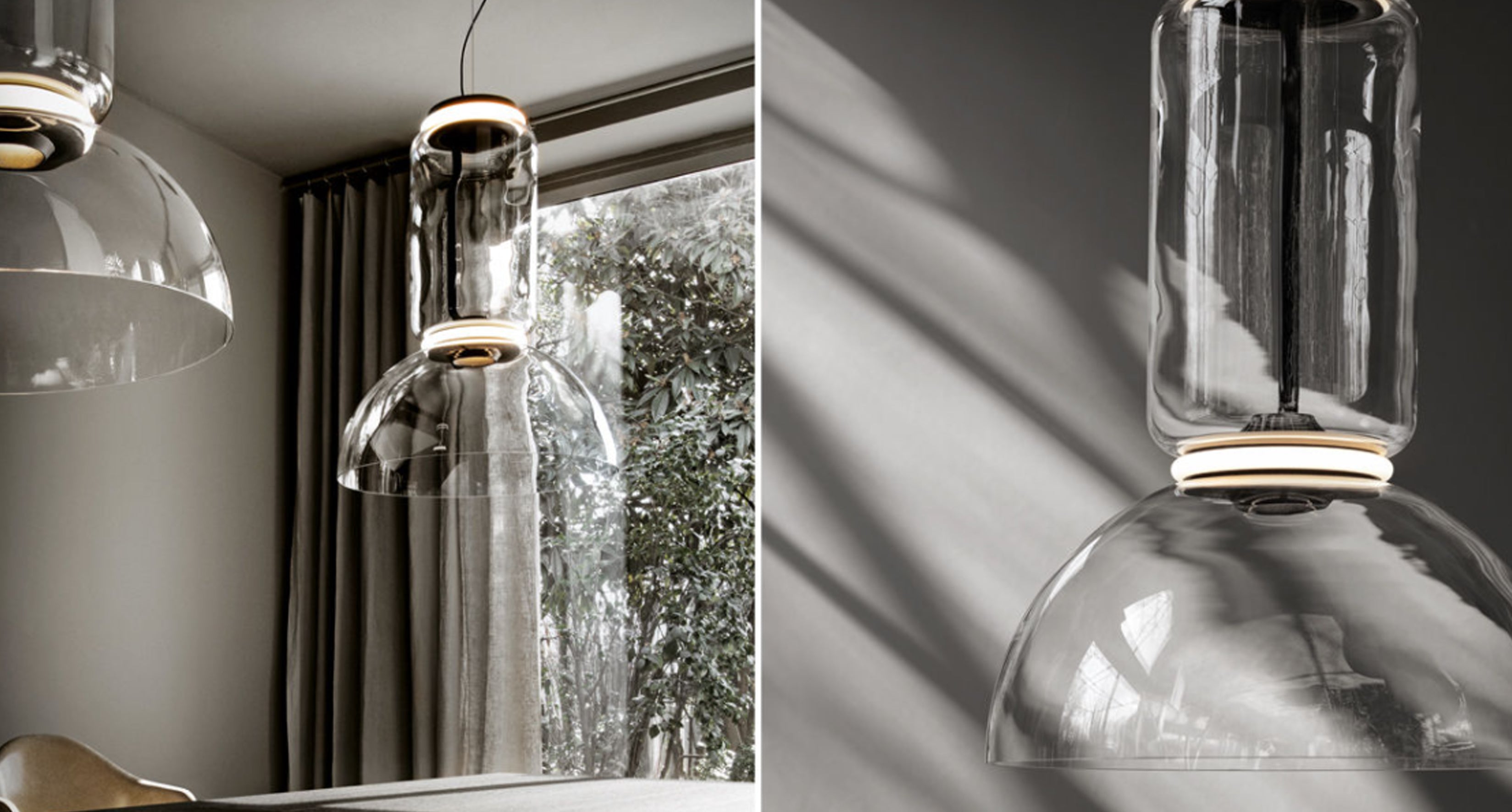 إنارة أنبوبية زجاجية بقبة سفلية